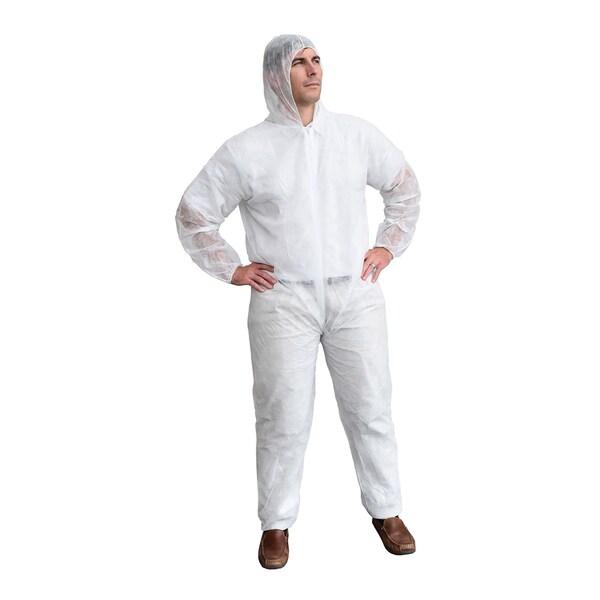 Cordova Disposable Coveralls, Hooded, 12 PK COEH4XL - main